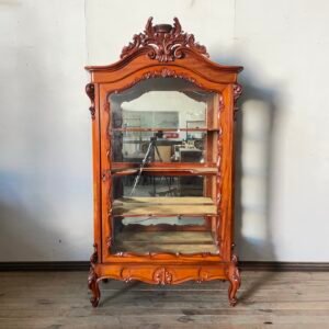 A Louis Philippe mahogany vitrine