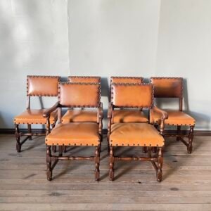 A set of 6 Jacobean style chairs