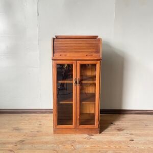 vintage-roll-top-oak-cabinet-with-glass-doors